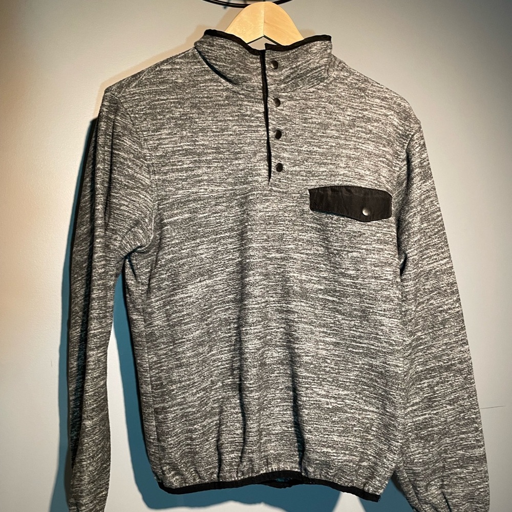 Garage Gray Pullover Sweater